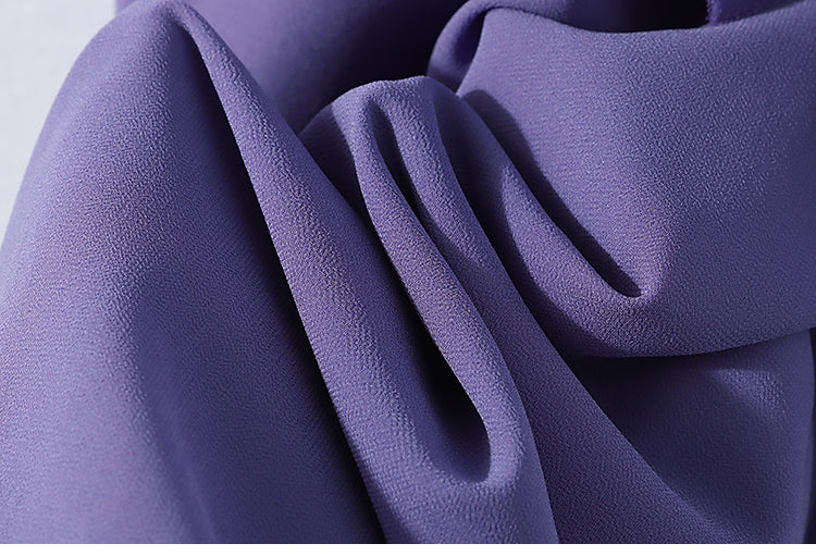 Draped V-Neck Dress