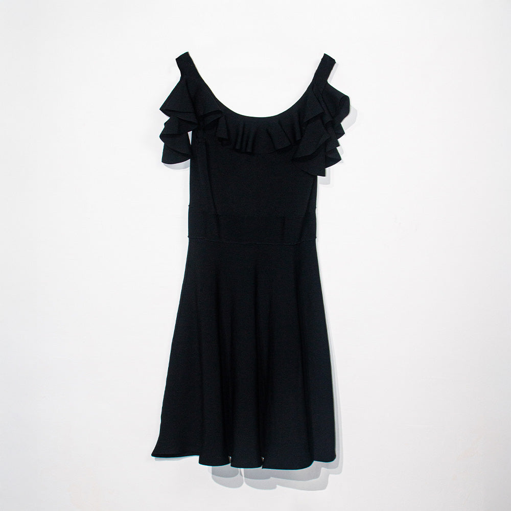 Knitted Ruffle Romance Dress