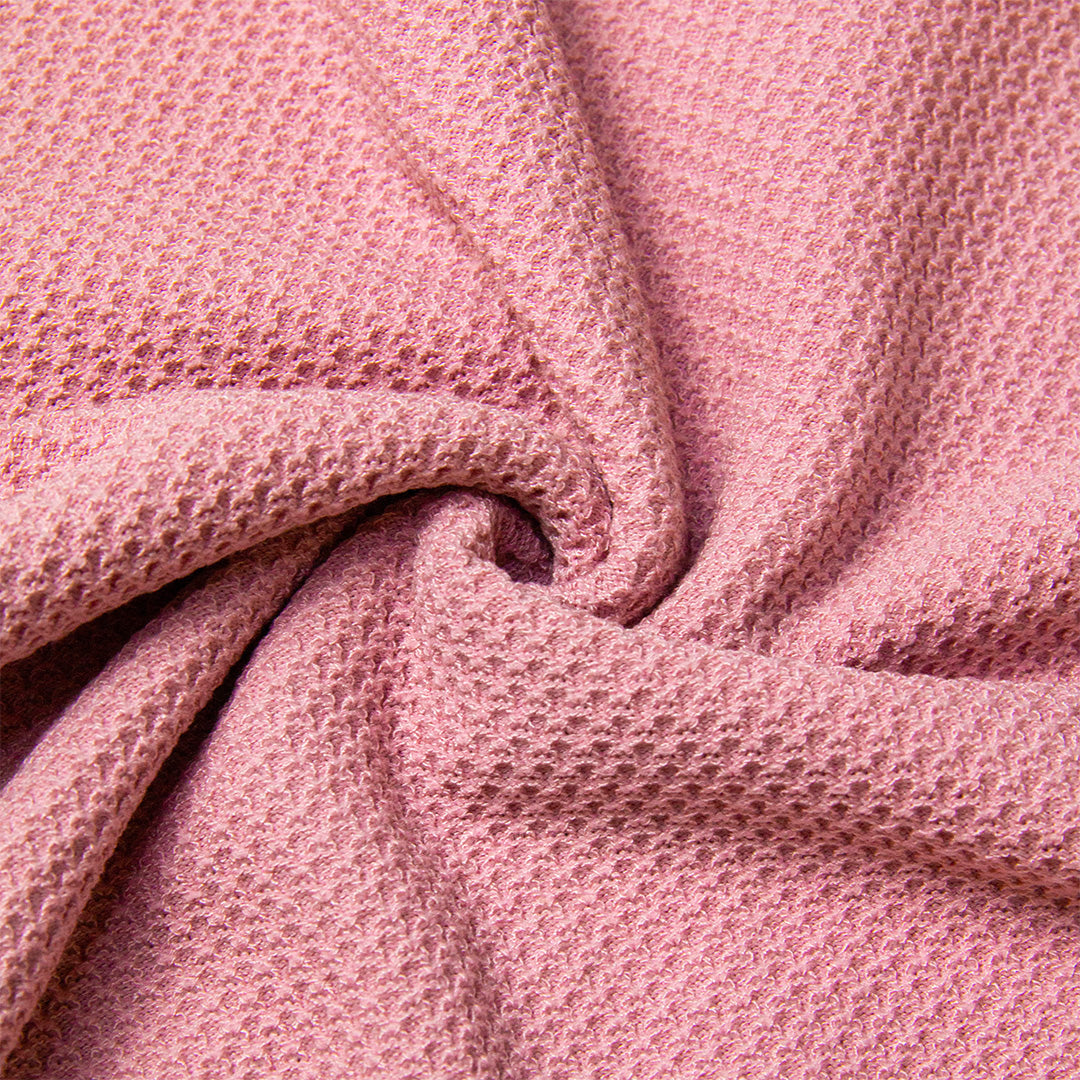 Pink Knit Pocket Skirt