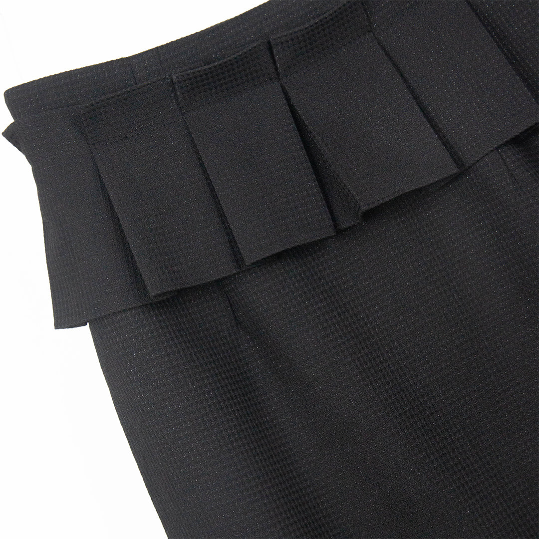 Textured Skirt with Ruffles