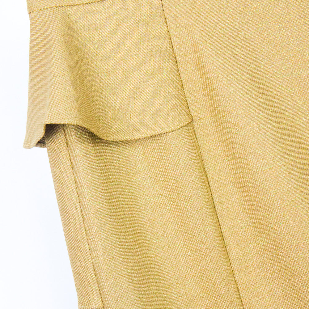 Gold Ruffle Skirt