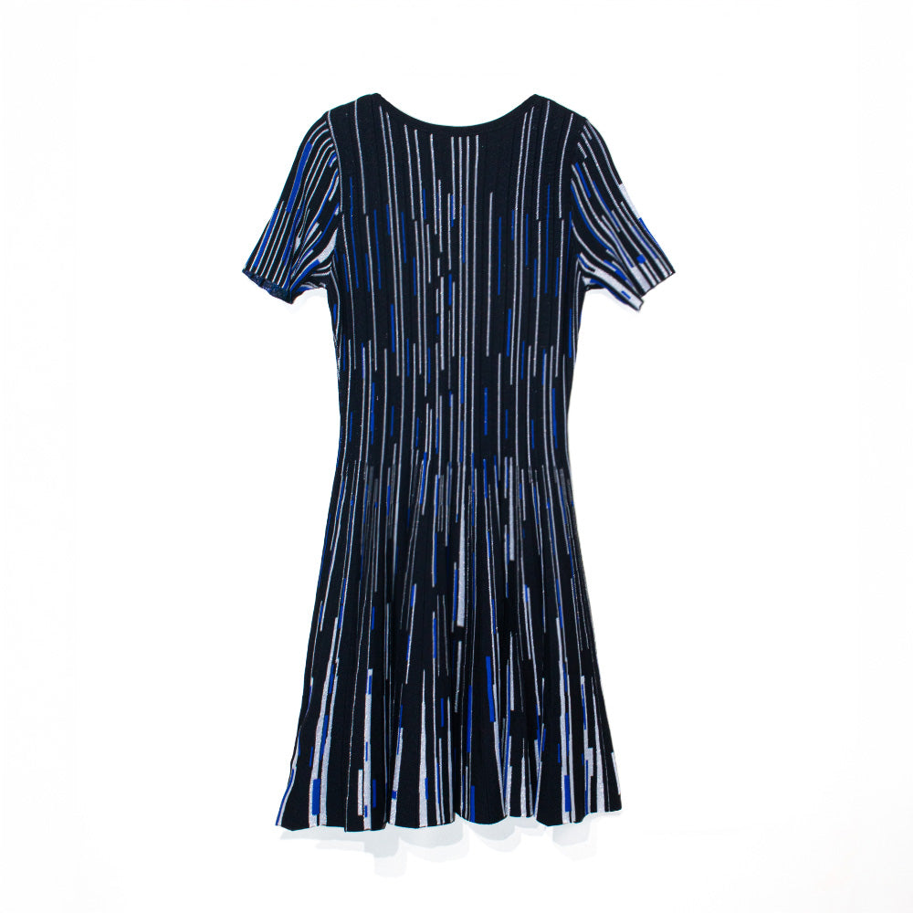 Knitted Shimmering Streaks Dress