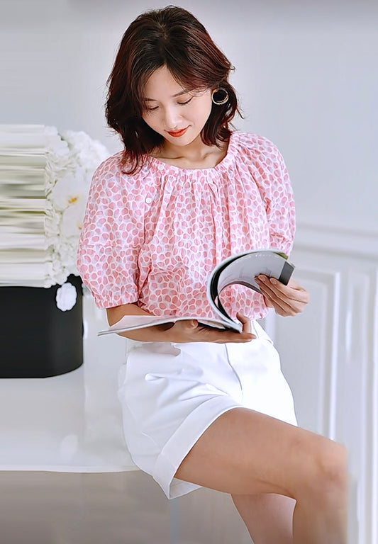 Petal Pink Delight Blouse