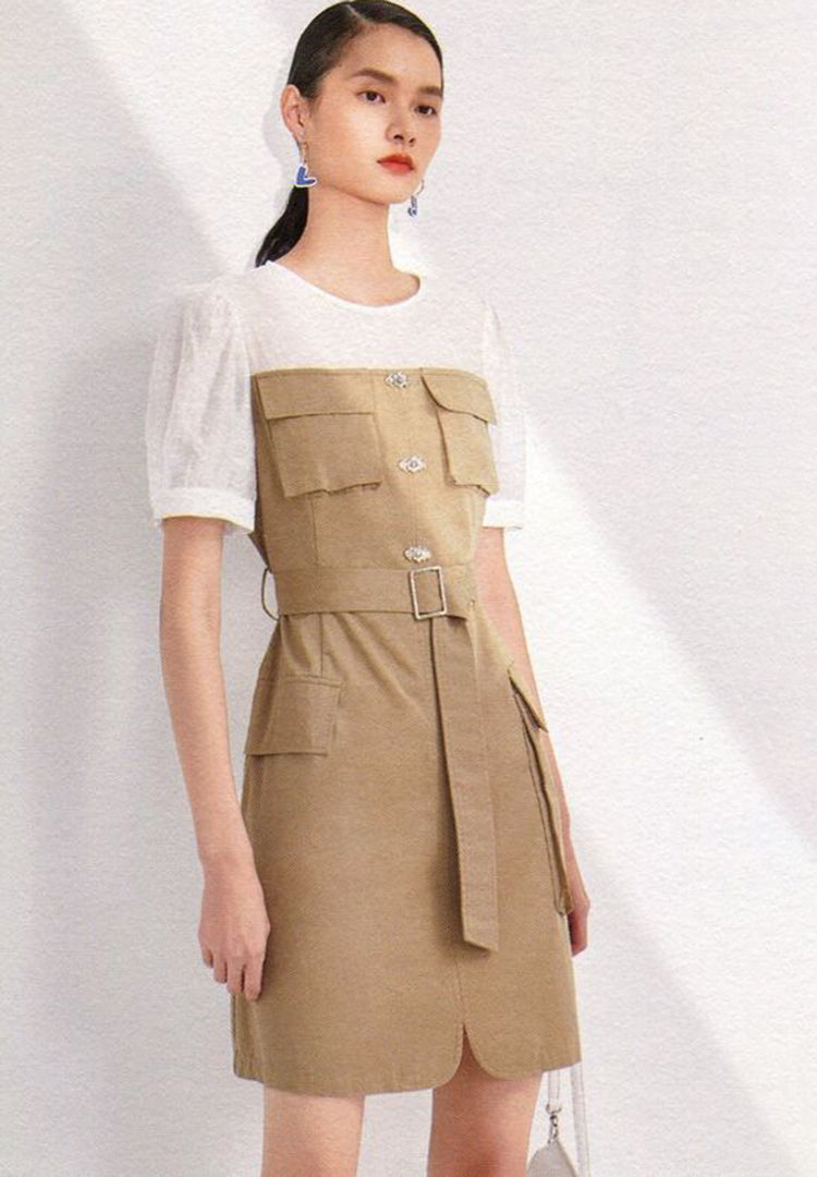 Utility Chic Cargo Dress