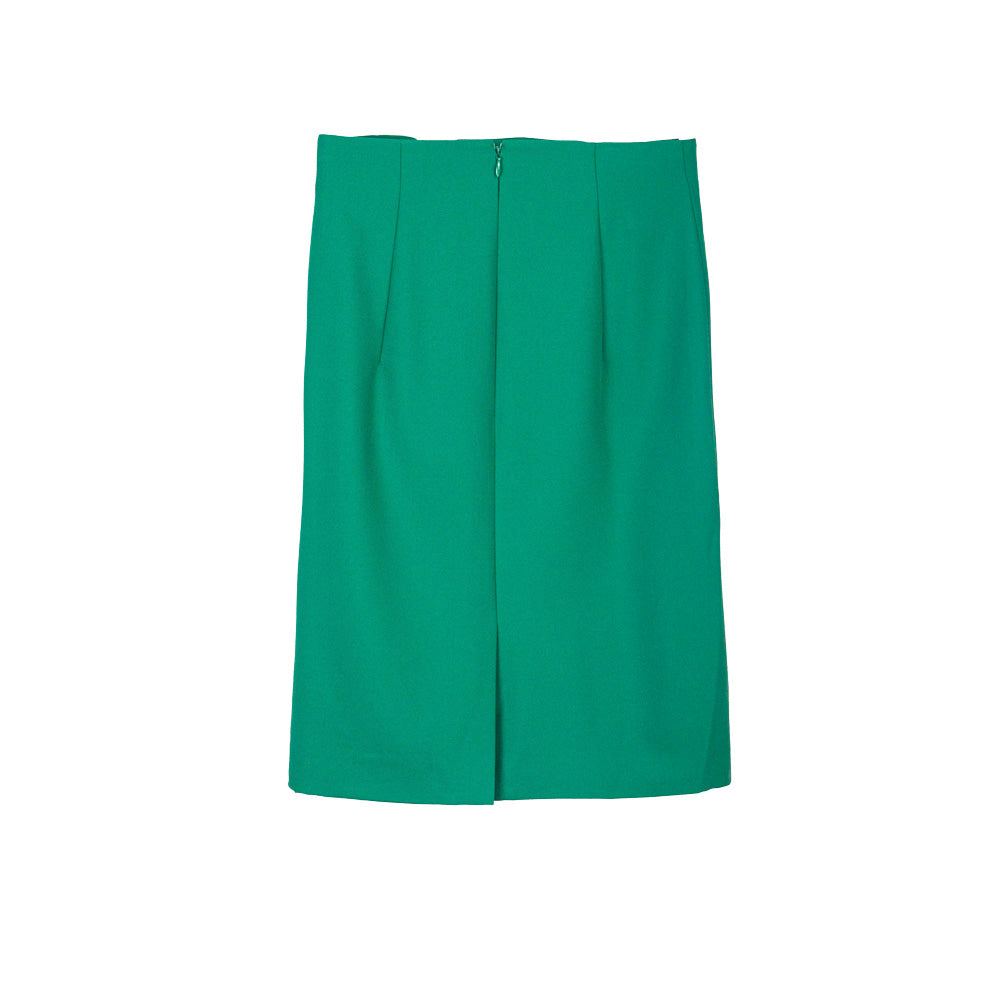 Pencil Skirt with Floral Accents