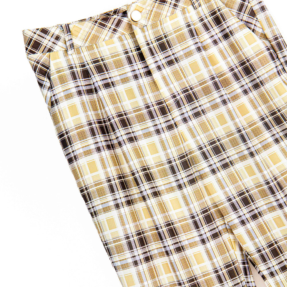 Golden Plaid Trousers