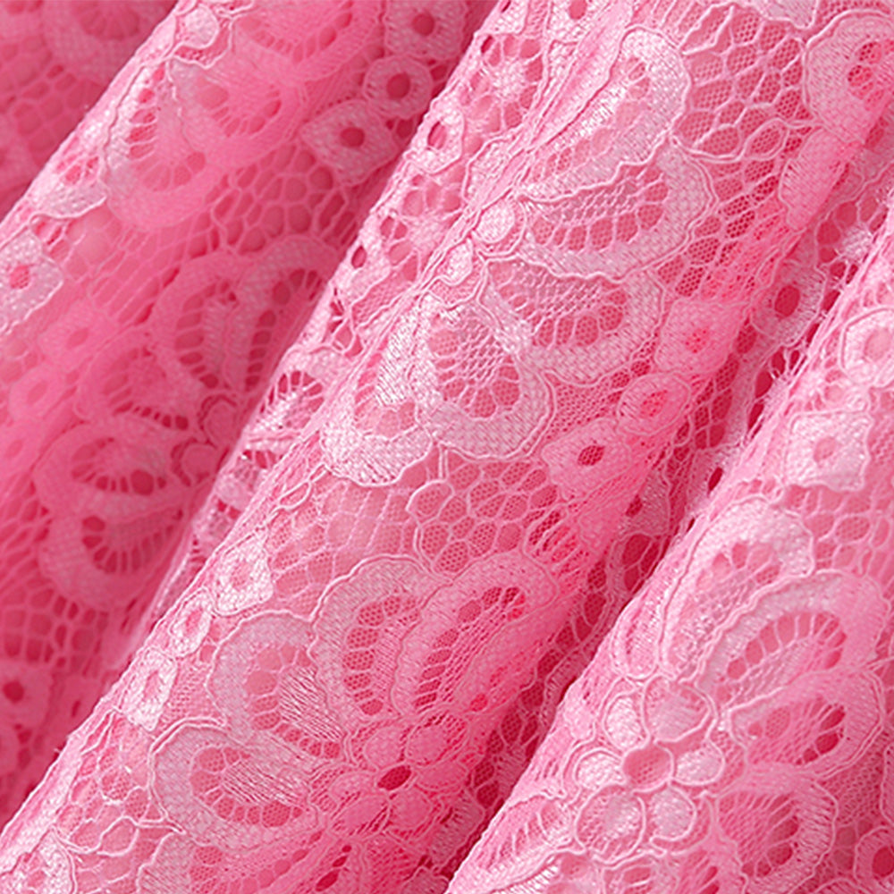 Lace Overlay Charm Dress
