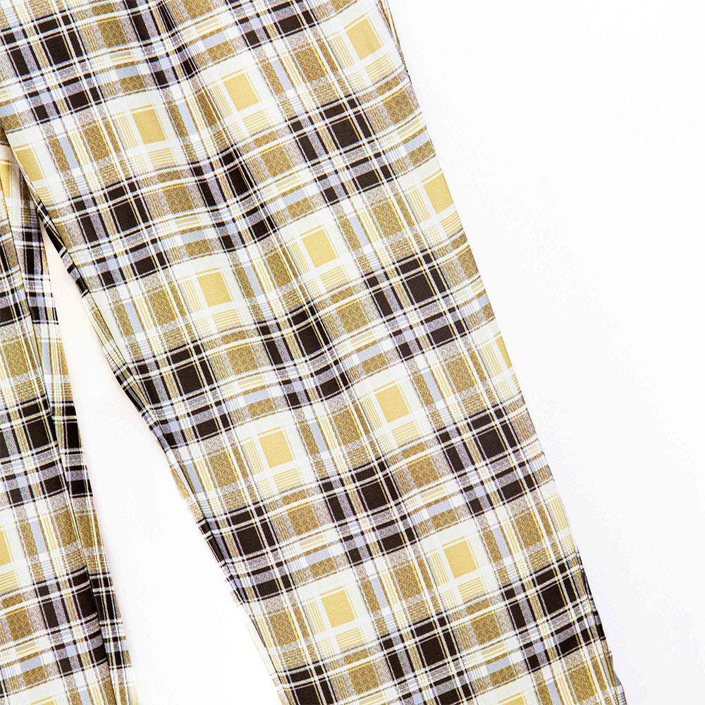 Golden Plaid Trousers
