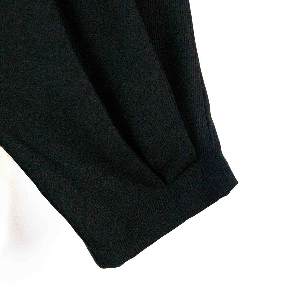 Black Pleated Trousers