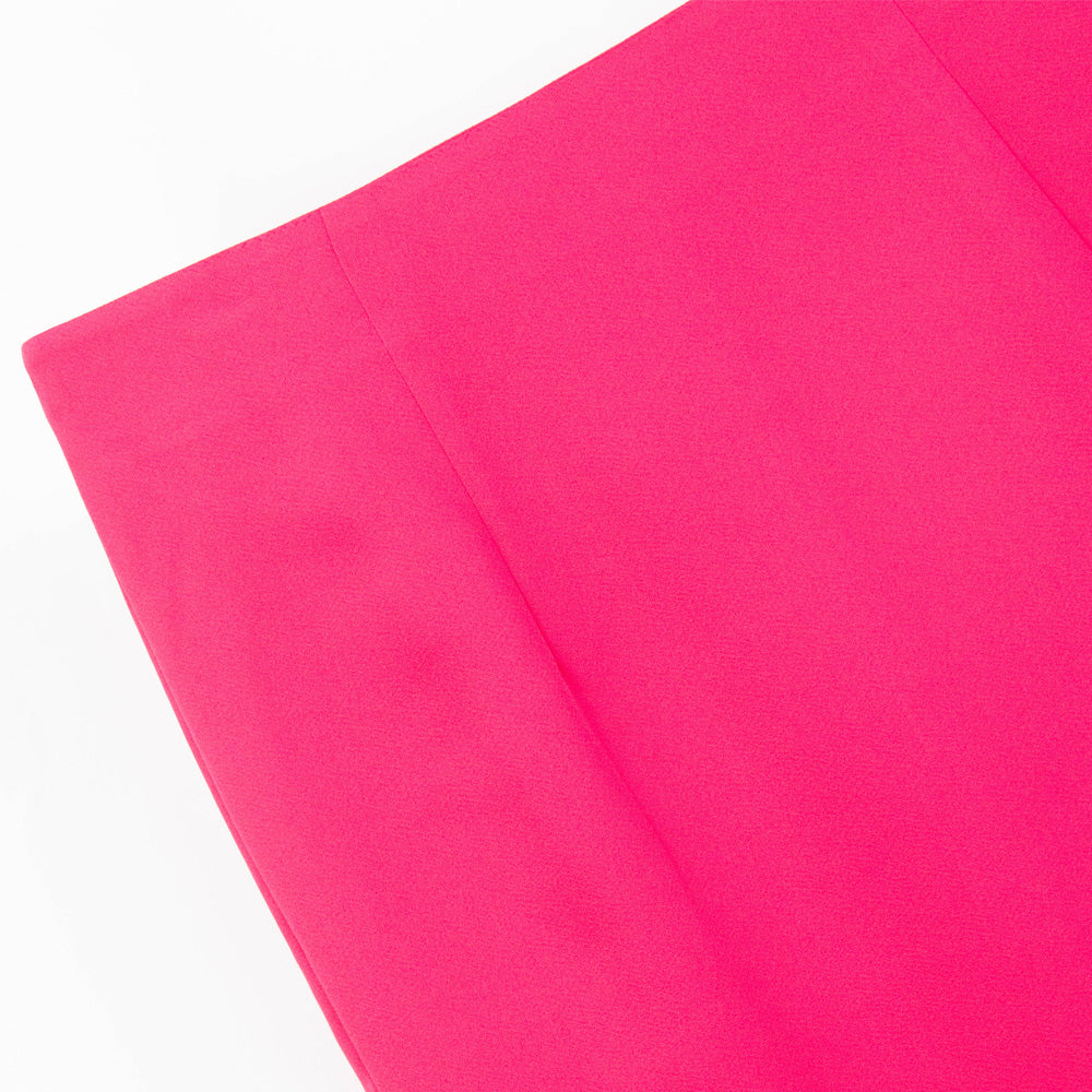 Pink Asymmetrical Skirt with Beaded Accent