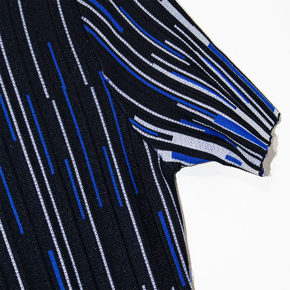 Knitted Shimmering Streaks Dress