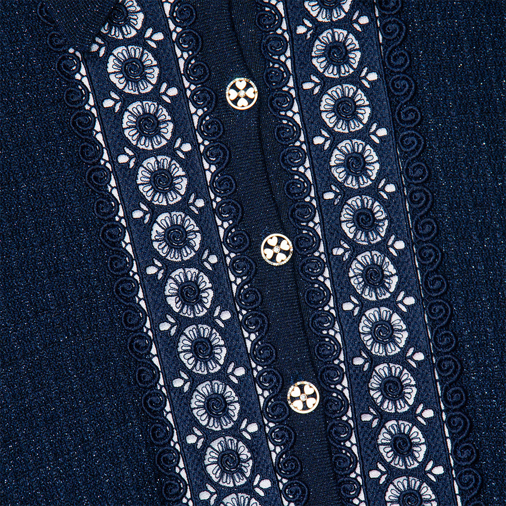 Knitted Lace Detail Dress