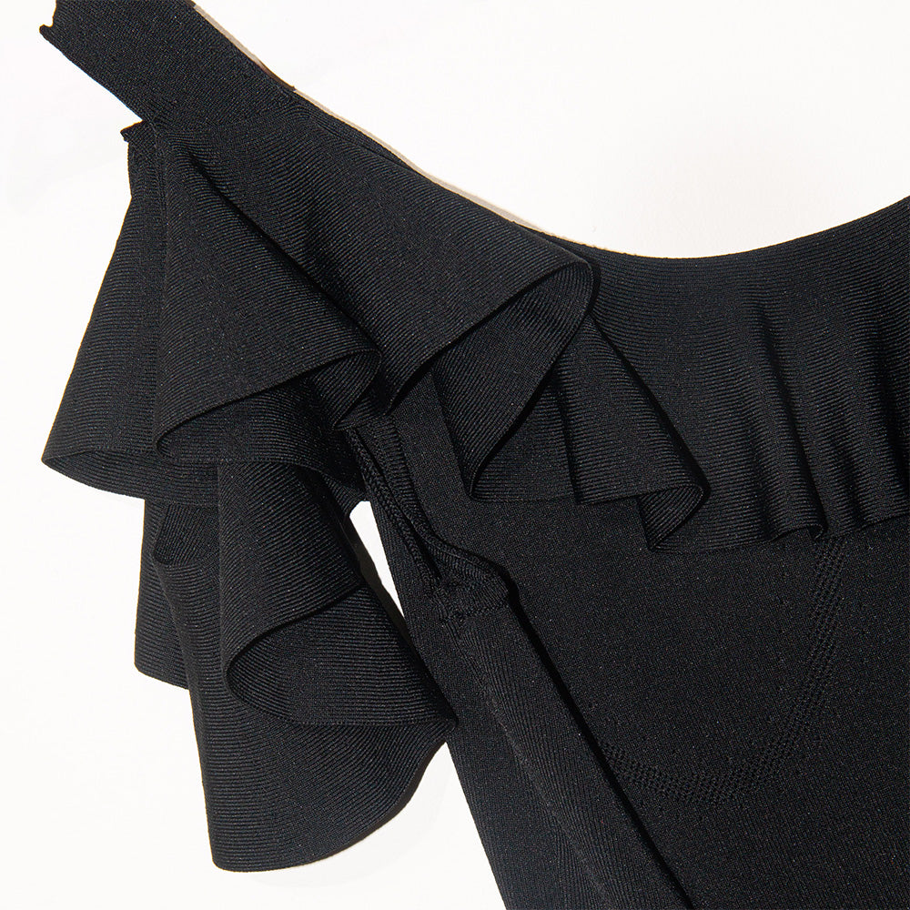 Knitted Ruffle Romance Dress