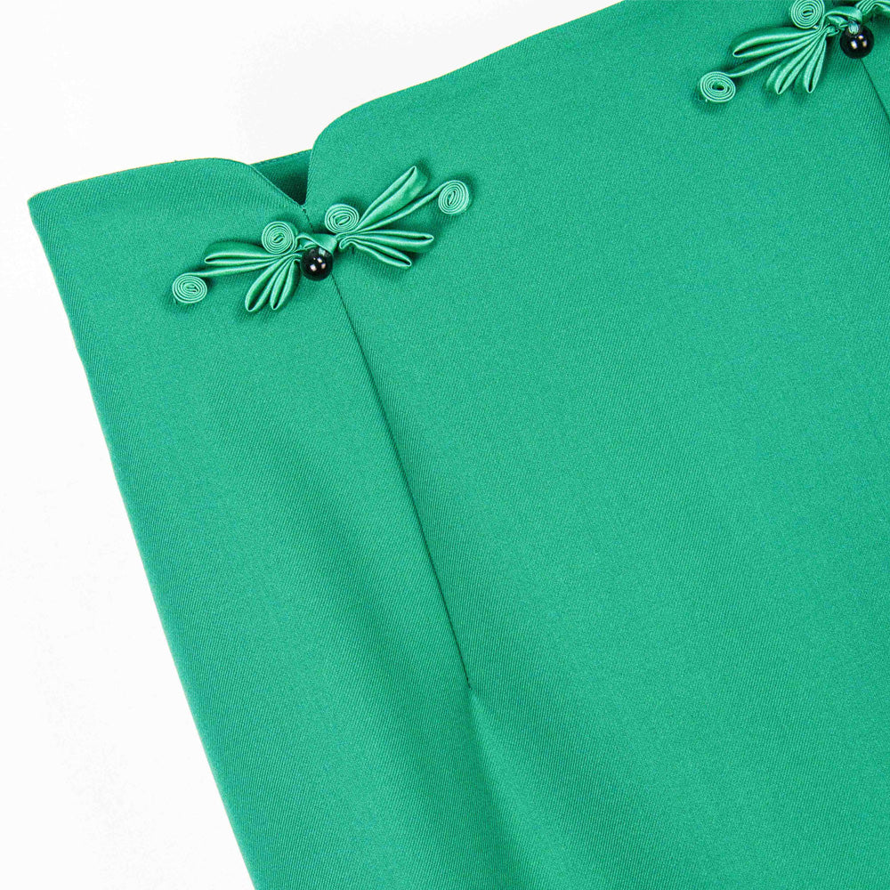 Pencil Skirt with Floral Accents