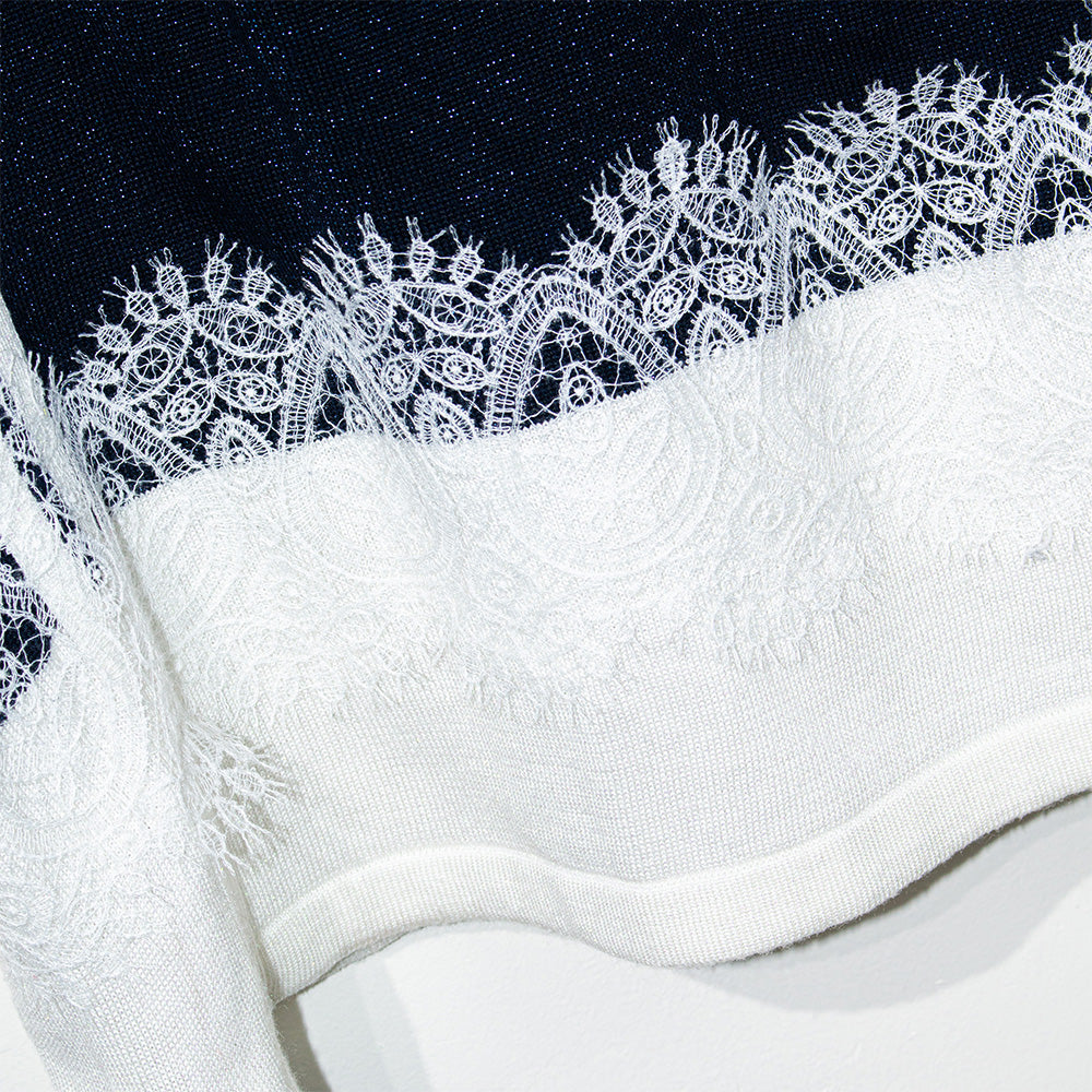 Knitted Shimmey Hooded Vneck Dress