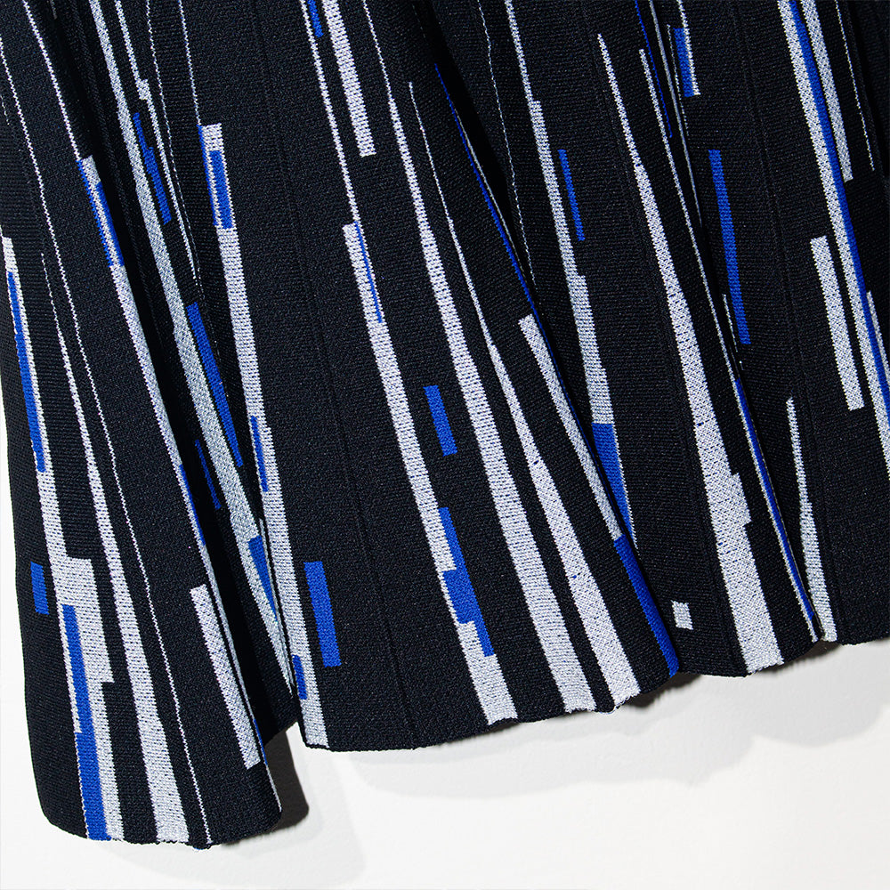 Knitted Shimmering Streaks Dress