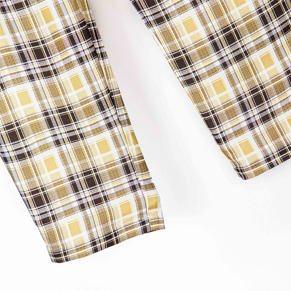 Golden Plaid Trousers