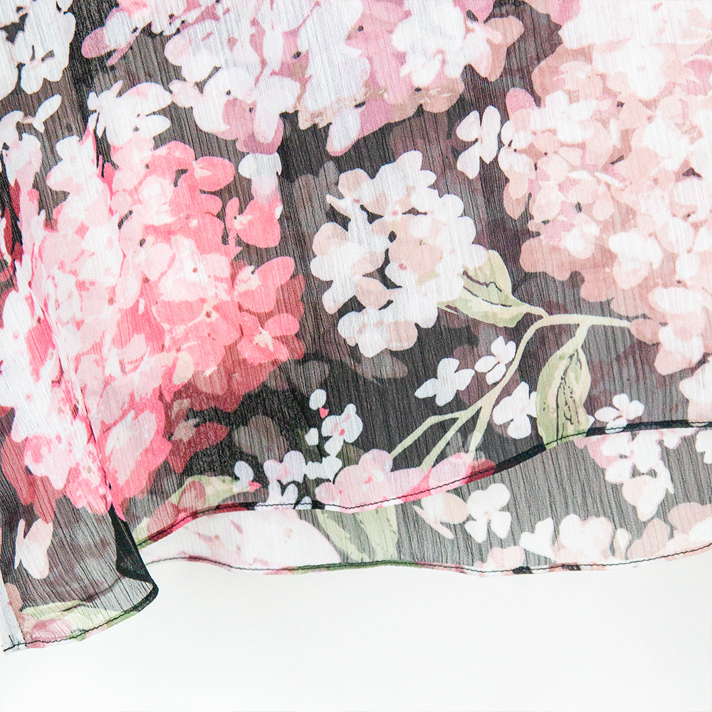 Semi-Sheer Floral Bliss Blouse