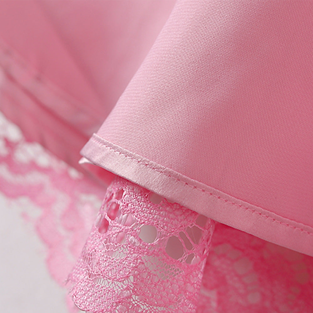 Lace Overlay Charm Dress