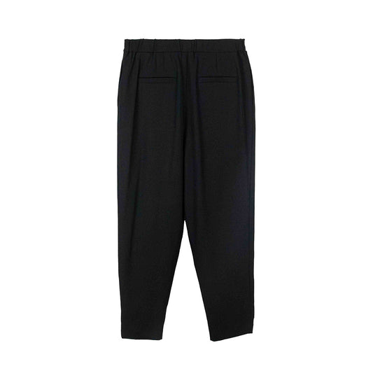 Black Pleated Trousers