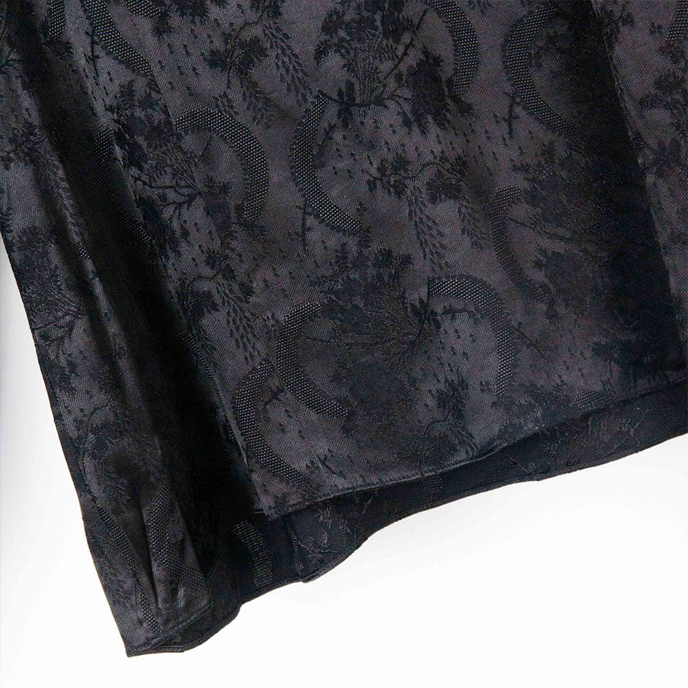 Textured Black Blouse