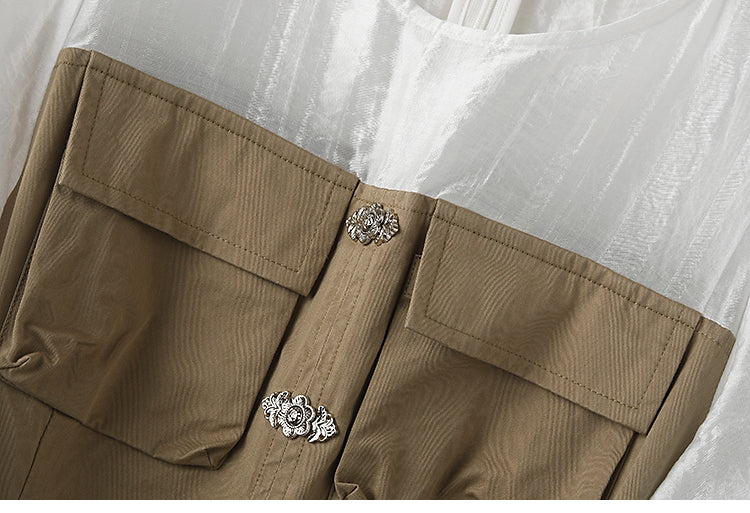 Utility Chic Cargo Dress