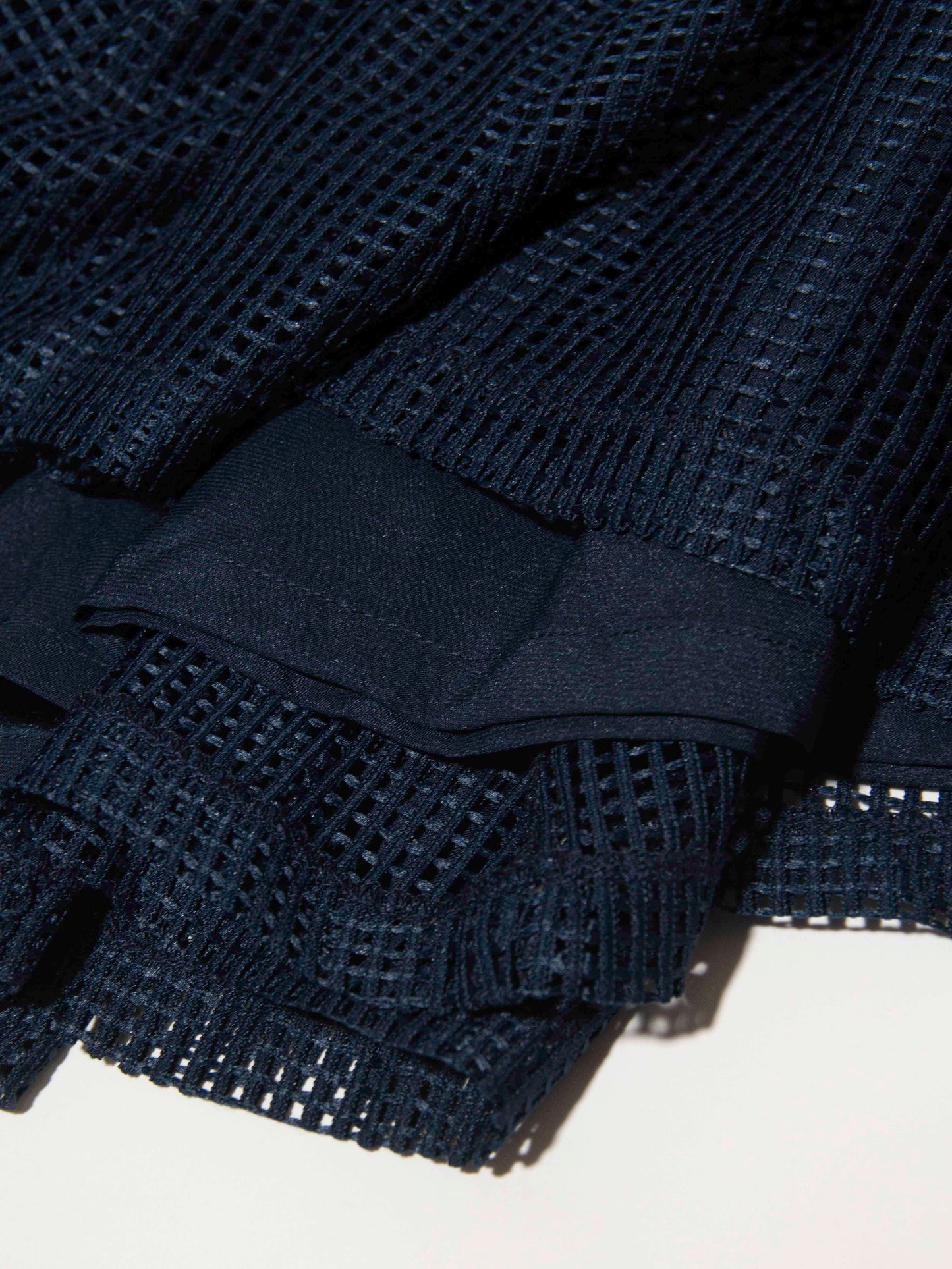 Midnight Lattice Midi Dress