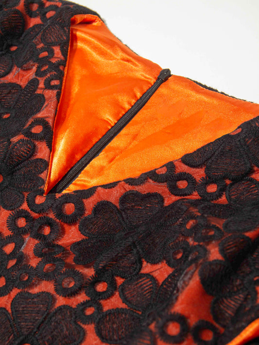 Amber Lace Panel Dress