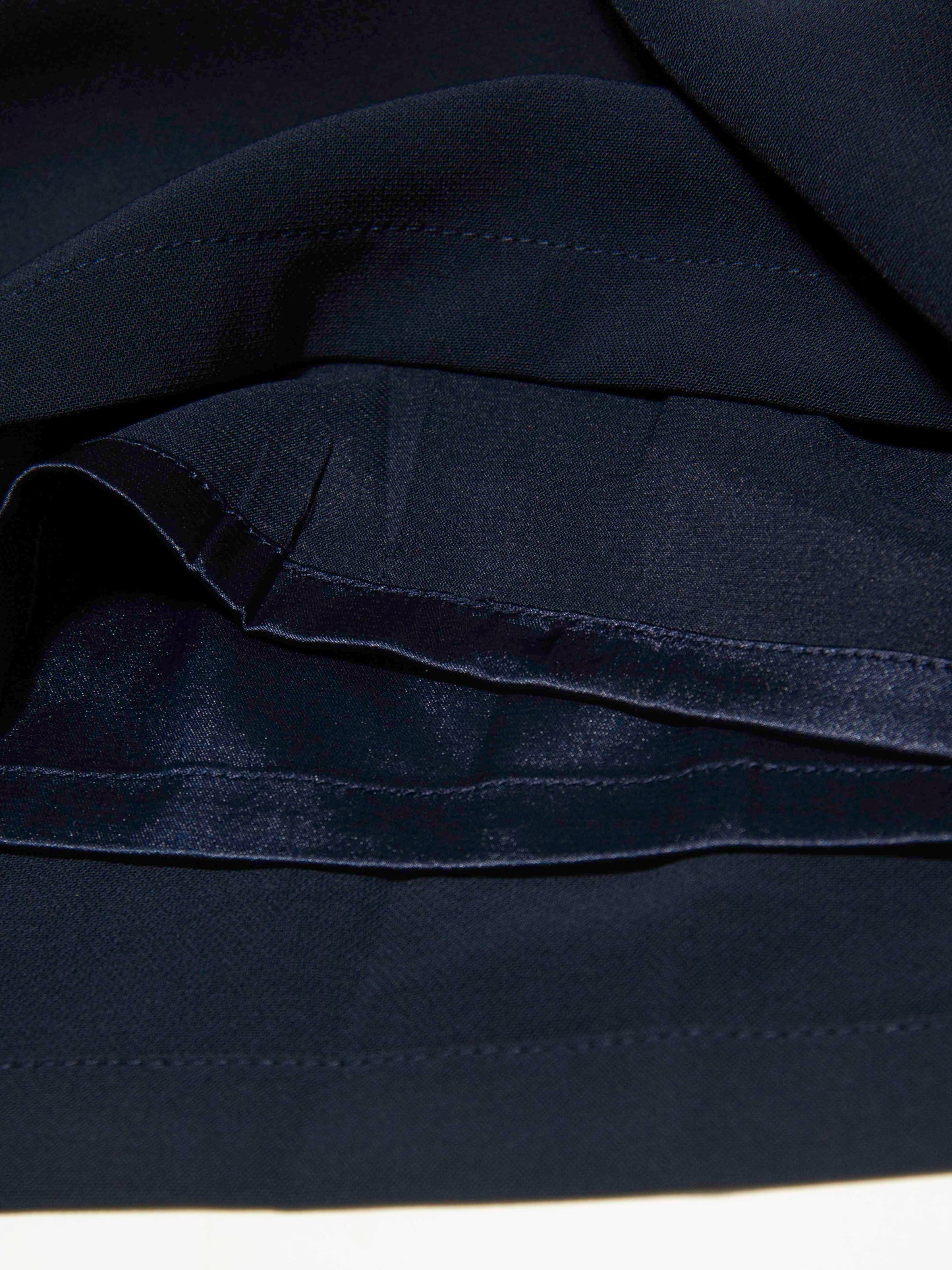 Navy Side-Stripe Sheath Dress