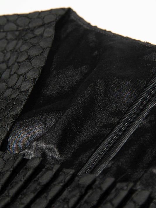 Jacquard A-Line Dress