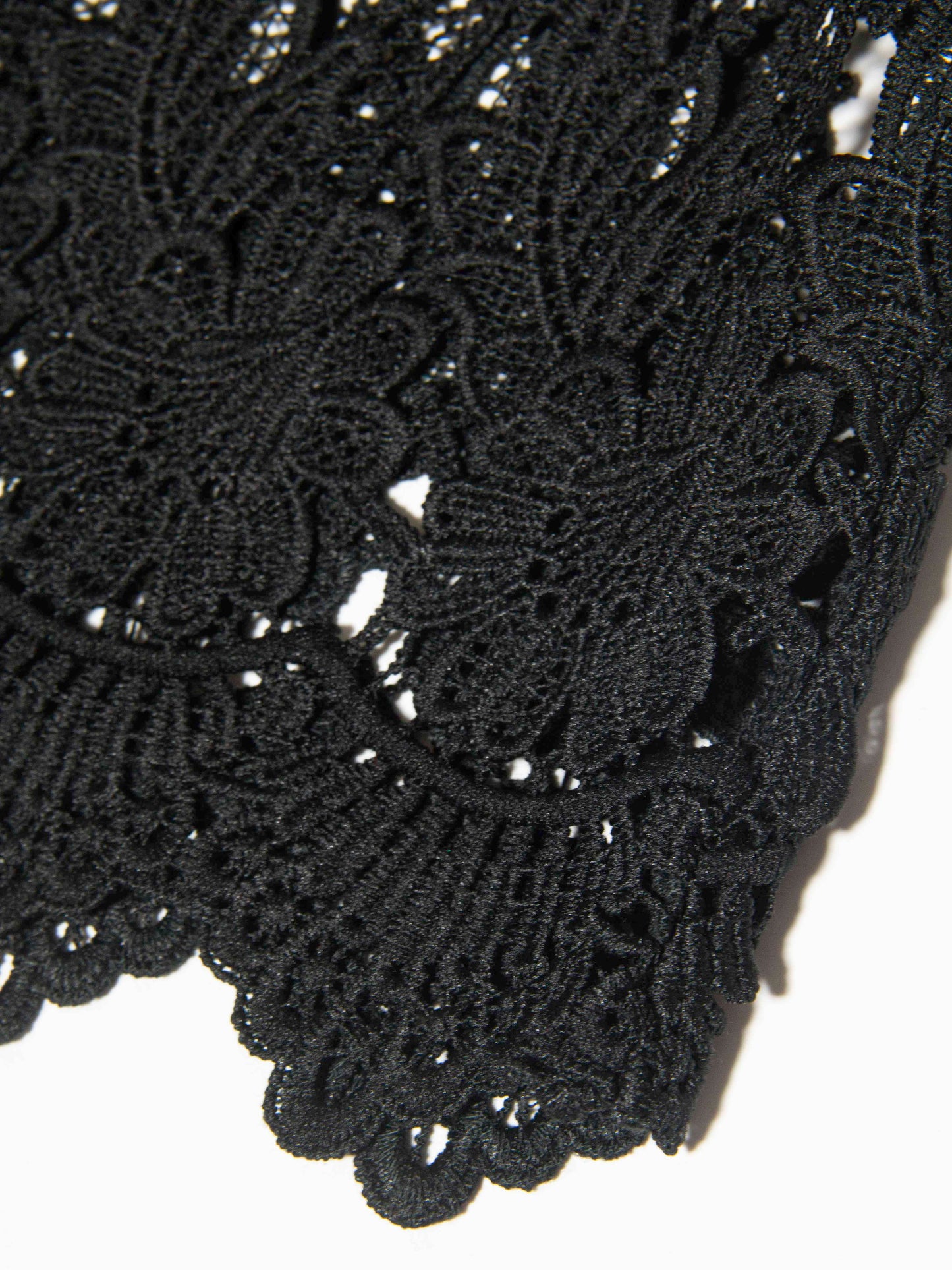 Lace Trim Midi Dress