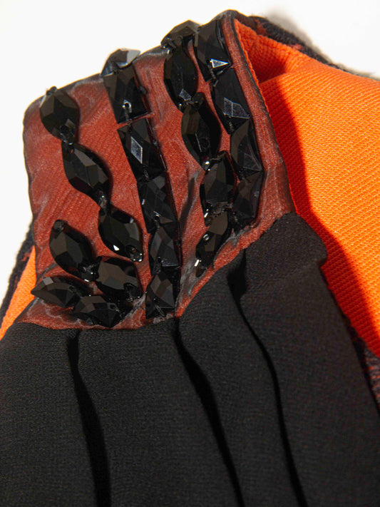 Amber Bloom Tiered Mini Dress