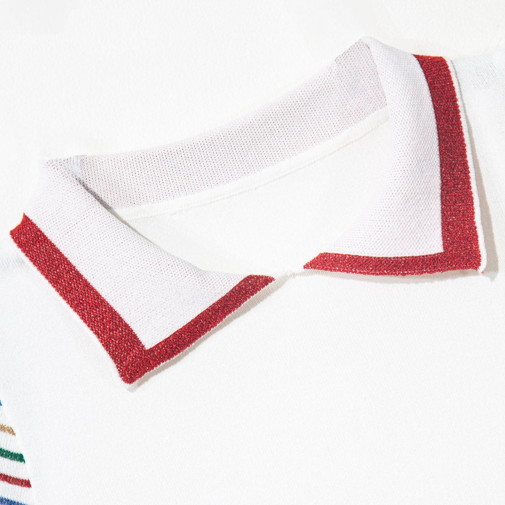 Vibrant Striped Knitted Coordinates