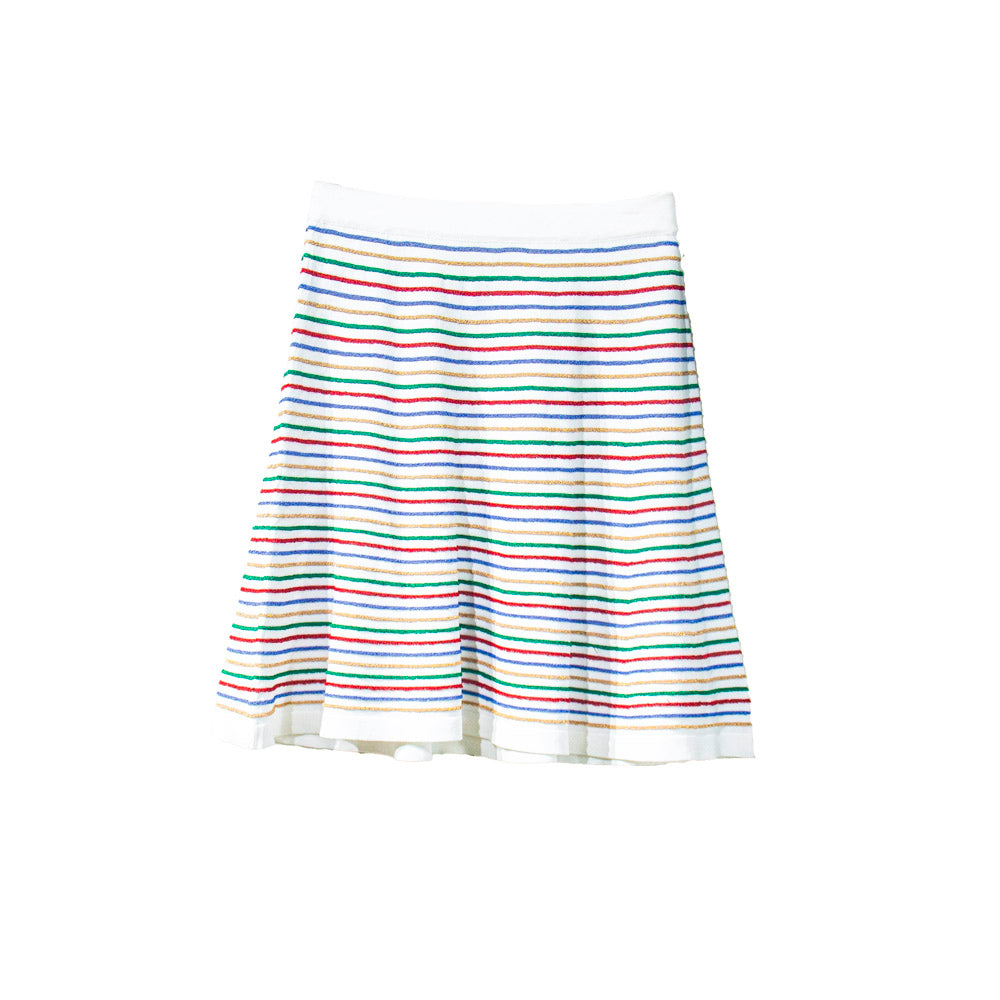 Vibrant Striped Knitted Coordinates