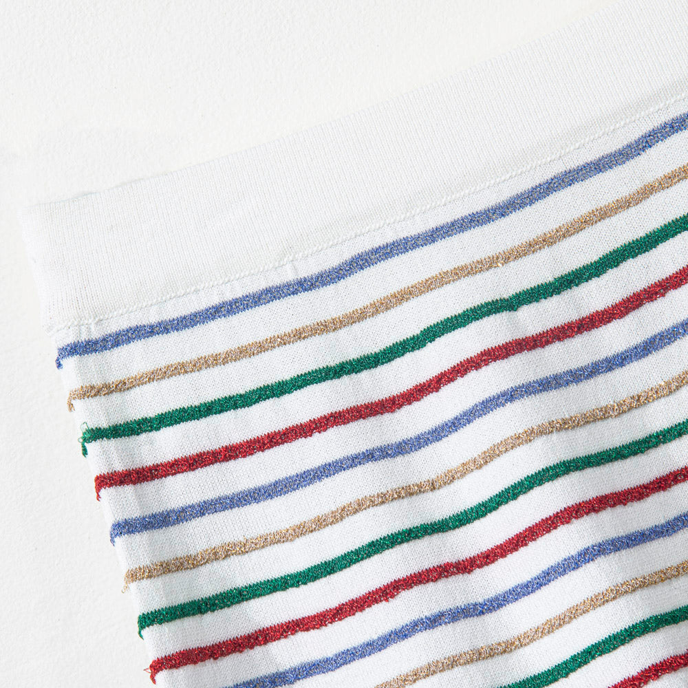 Vibrant Striped Knitted Coordinates