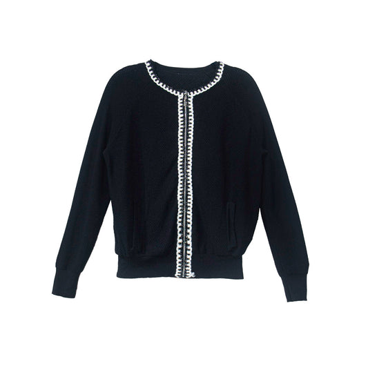 Black and White Elegance Knitted Coordinates