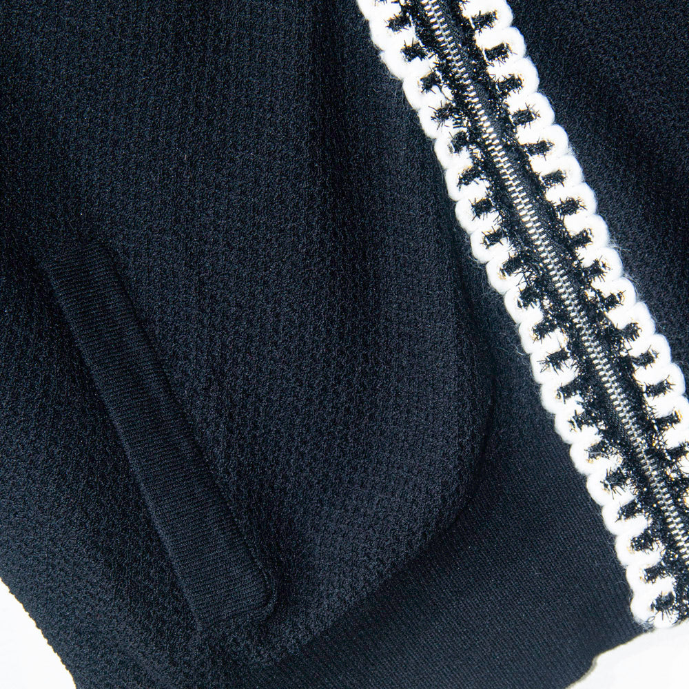 Black and White Elegance Knitted Coordinates