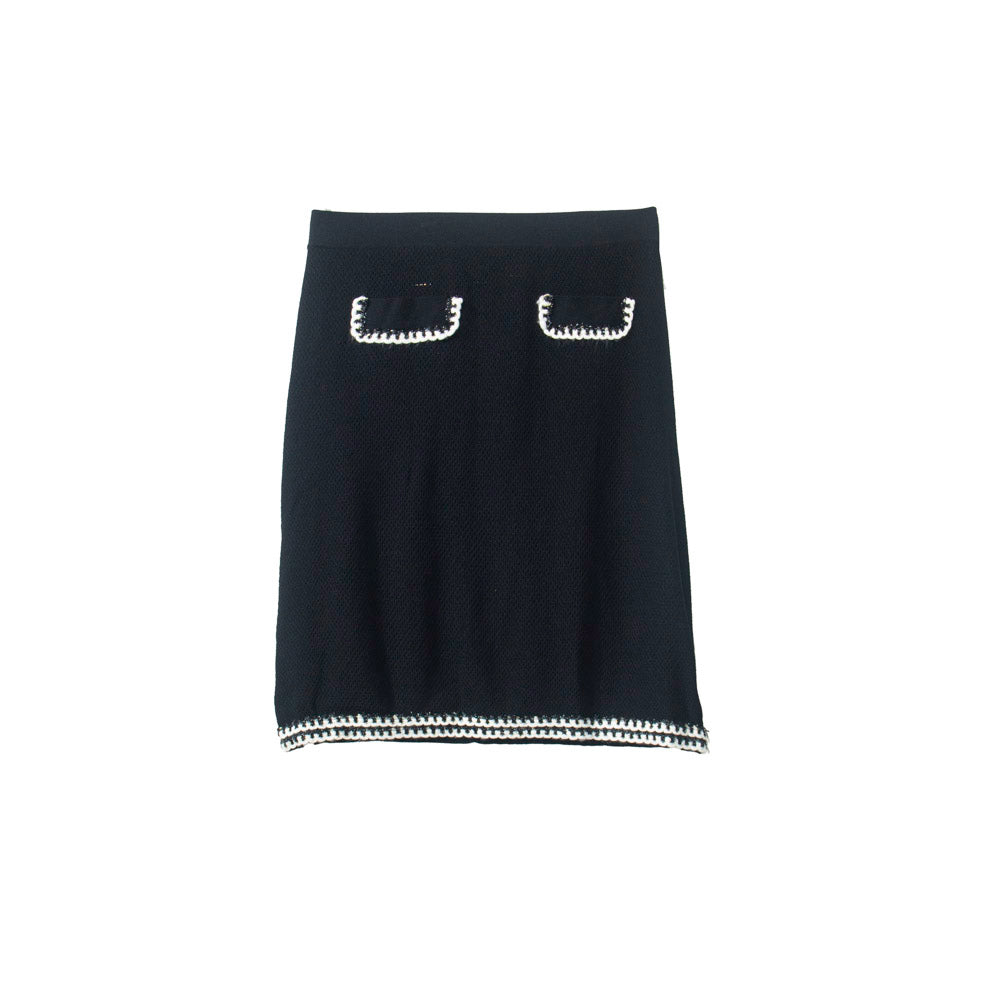 Black and White Elegance Knitted Coordinates