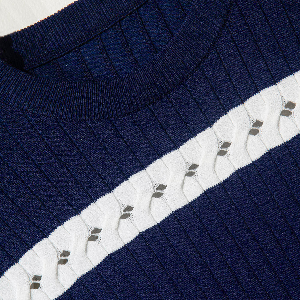 Navy Blue Knitted Coordinates