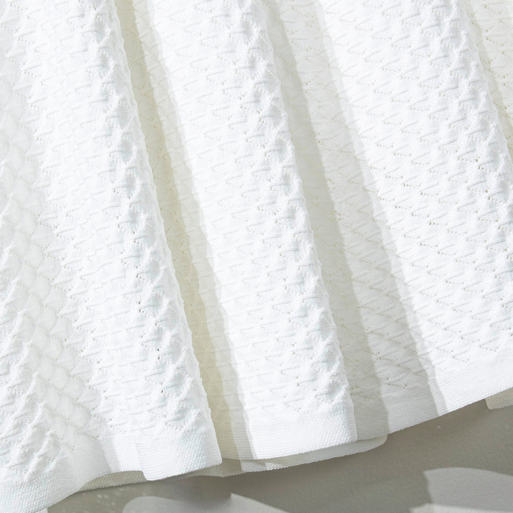 Soft White Knitted Coordinates