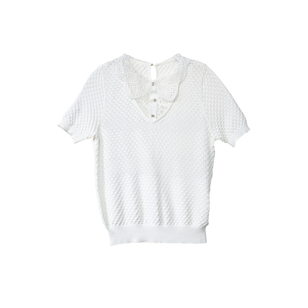Soft White Knitted Coordinates