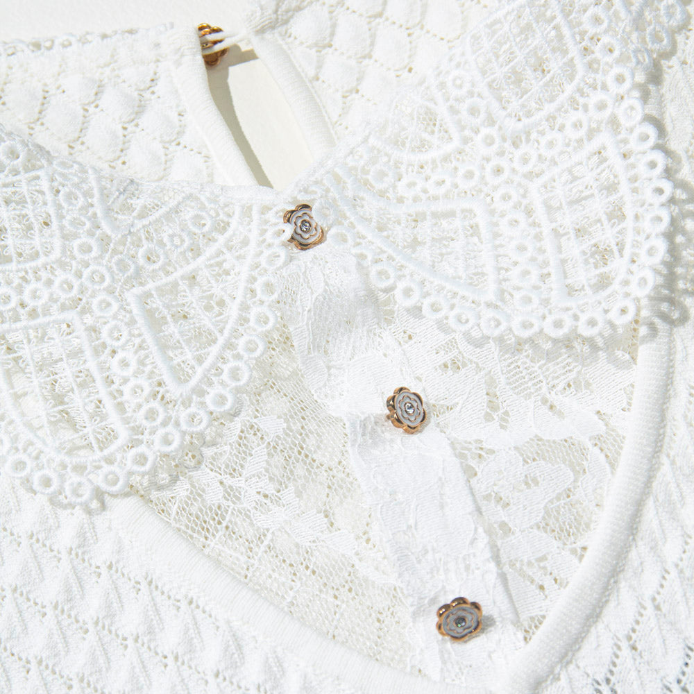 Soft White Knitted Coordinates