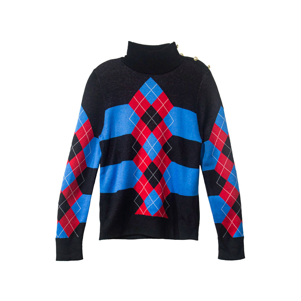 Bold Checkered Knitted Coordinates