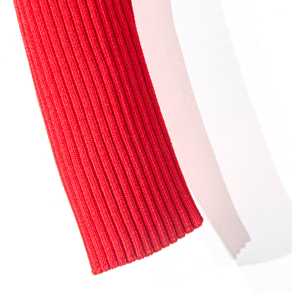 Knitted Scarlet Chic Dress