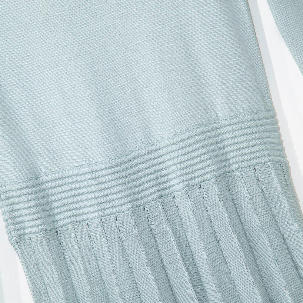 Pleated Grace Long Sleeve Dress