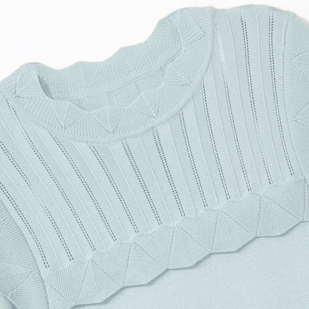 Pleated Grace Long Sleeve Dress