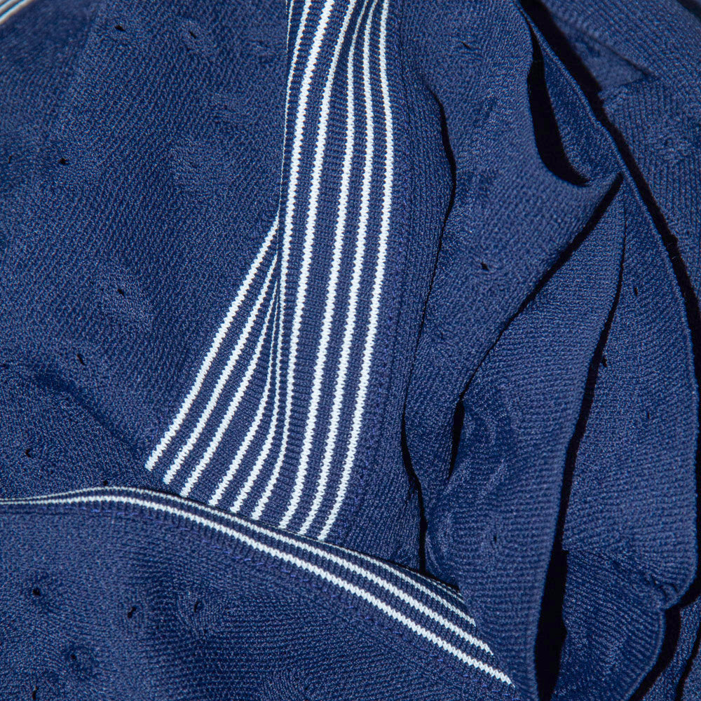 Knitted Navy Garter Pants