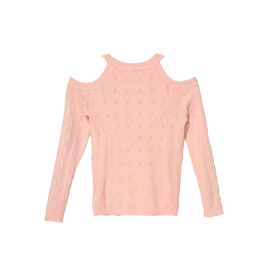 Blush Cutout Cardigan