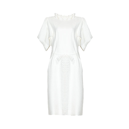 Textured Ruffle Charm Dress