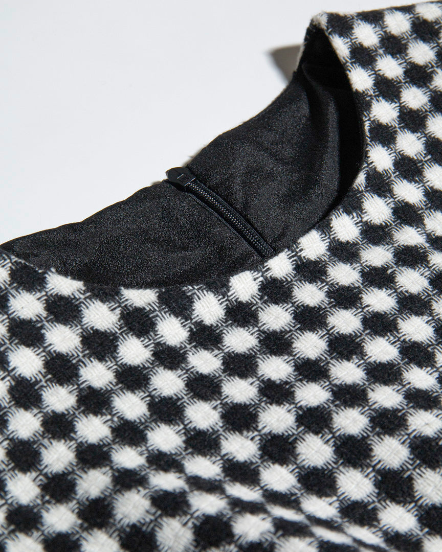Monochrome Elegance Dress